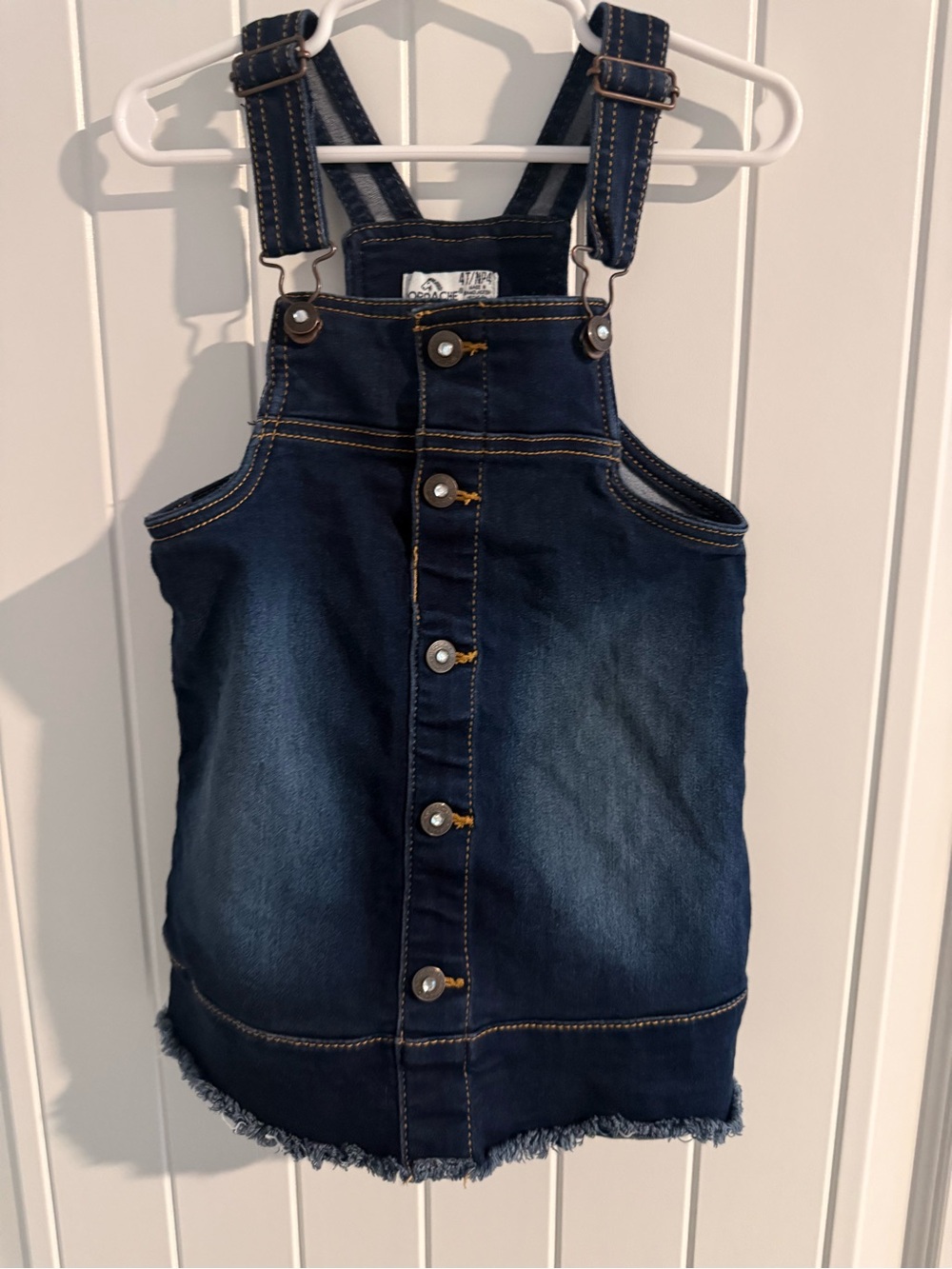 Jordache Girls’ Denim Overall Shorts – Size 4T